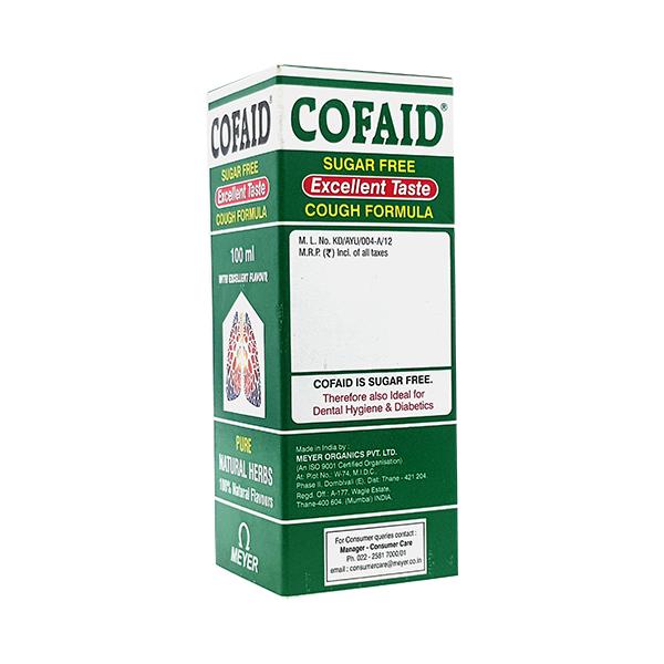 Cofaid Sugar Free Cough Formula 100ml