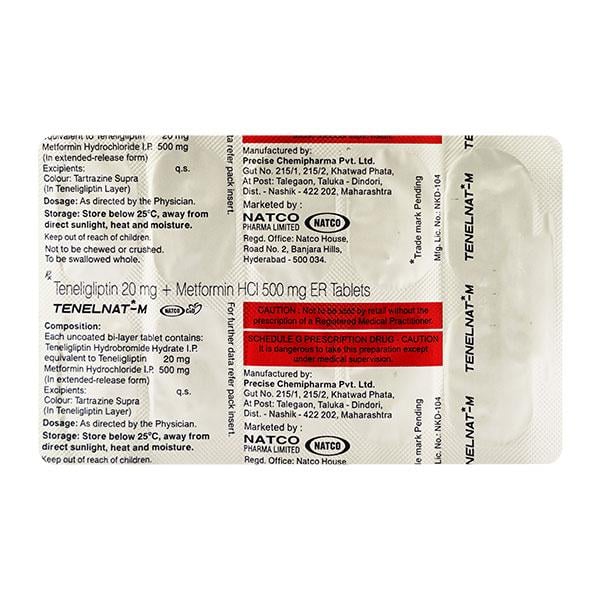 Tenelnat M Tablet 10'S