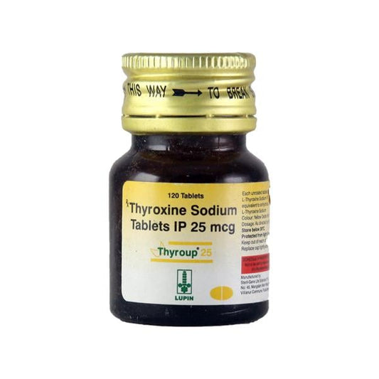 THYROUP 25mcg Tablet 120's
