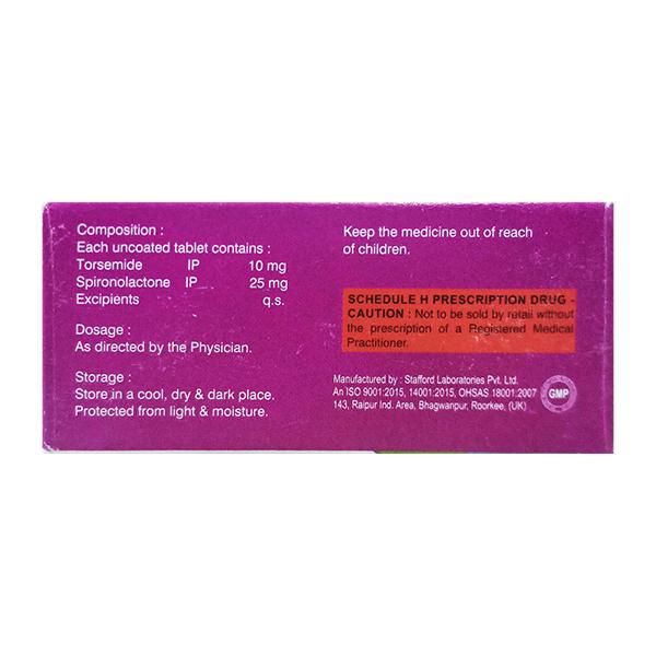 TORSIVAC PLUS 10/25 Tablet 10's