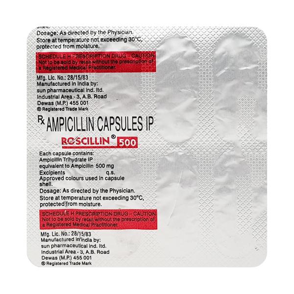 Roscillin 500mg Capsule 8'S