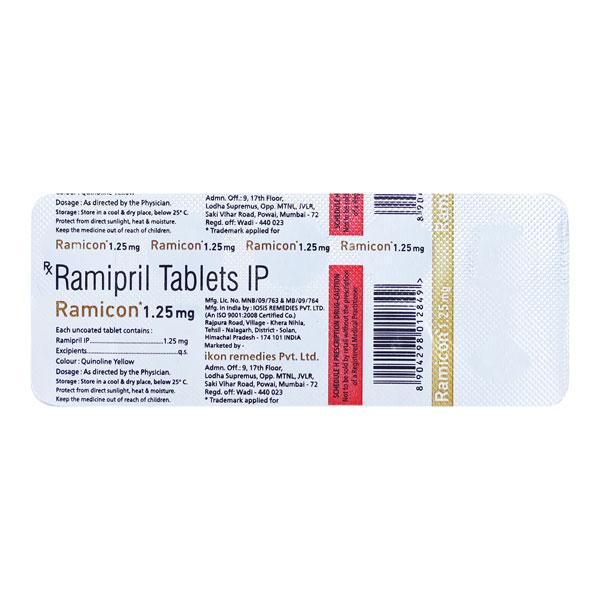 RAMICON 1.25 Tablet 10's