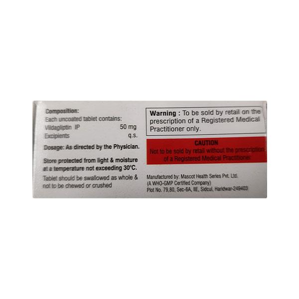 JUBIVILDA 50 Tablet 15's