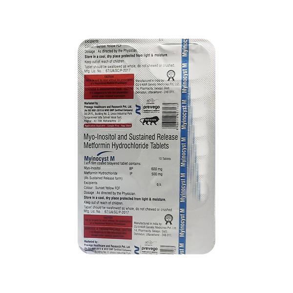 MYINOCYST M Tablet 10's
