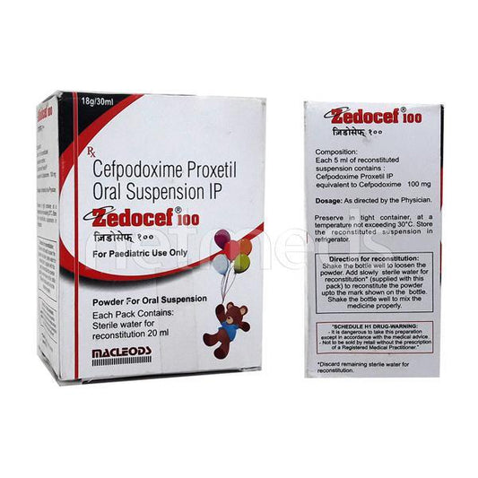 Zedocef 100mg Dry Syrup 30ml