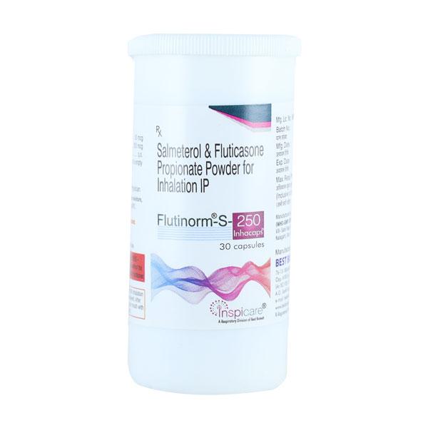FLUTINORM S 250 Inhalation Capsule 30's