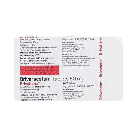 BRIVAHENZ 50 Tablet 10's