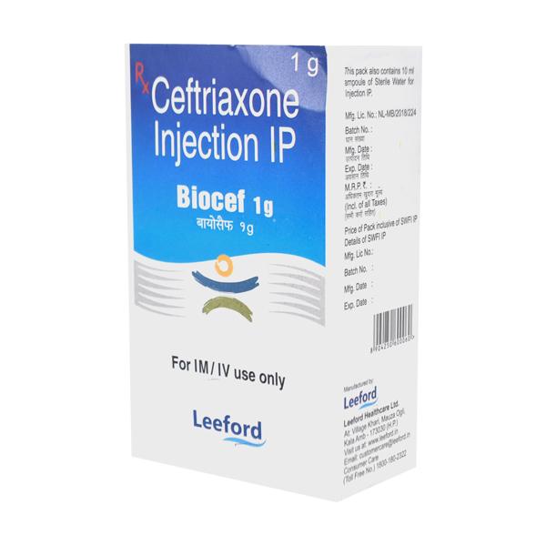 BIOCEF 1gm Injection 10ml