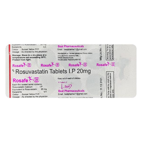 ROSAFE 20mg Tablet 10's