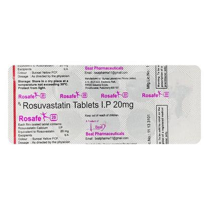ROSAFE 20mg Tablet 10's