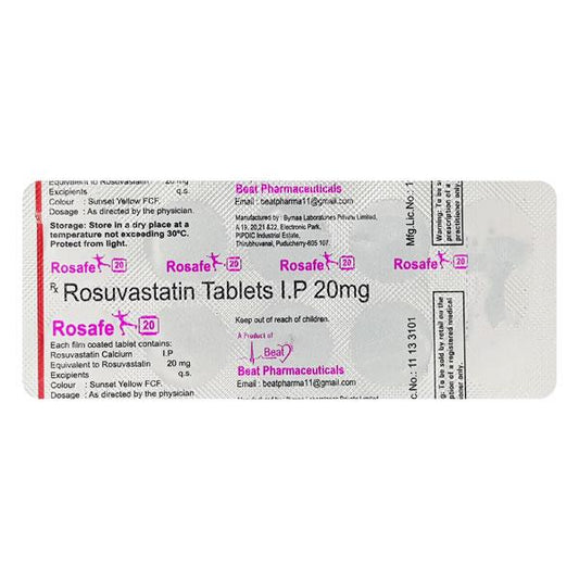 ROSAFE 20mg Tablet 10's