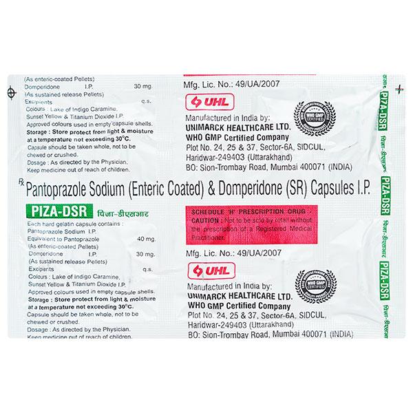 PIZA DSR Capsule 10's