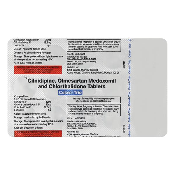 Celavi Trio Tablet 15's