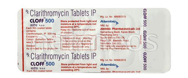 Cloff 500mg Tablet 10'S