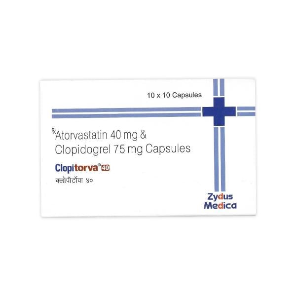 CLOPITORVA 40 Capsule 10's
