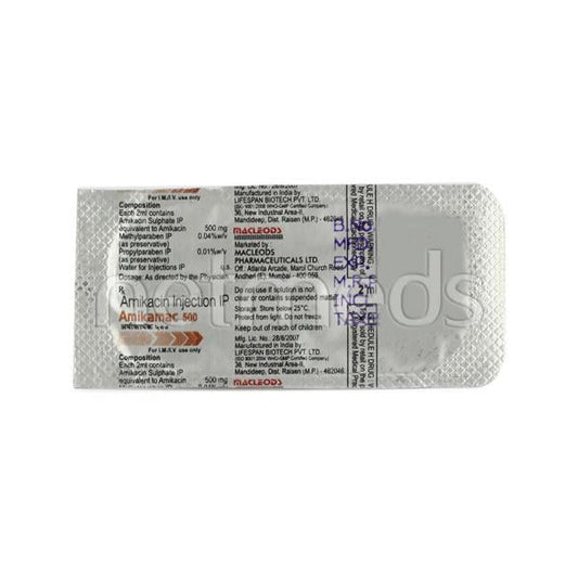 Amikamac 500mg Injection 1's