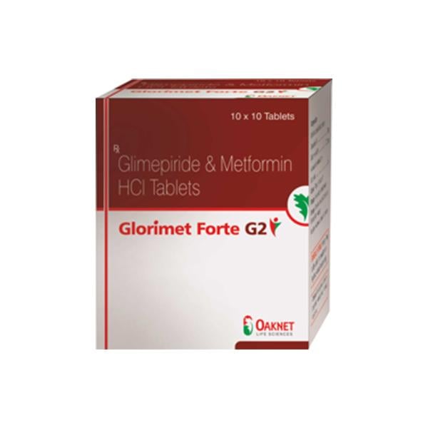 Glorimet G Forte 2/1000mg Tablet 10'S