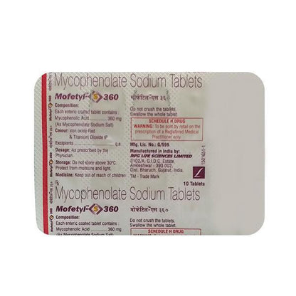 Mofetyl S 360mg Tablet 10'S