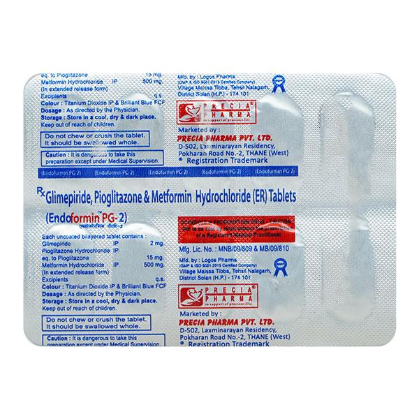 ENDOFORMIN PG2 Tablet 10's