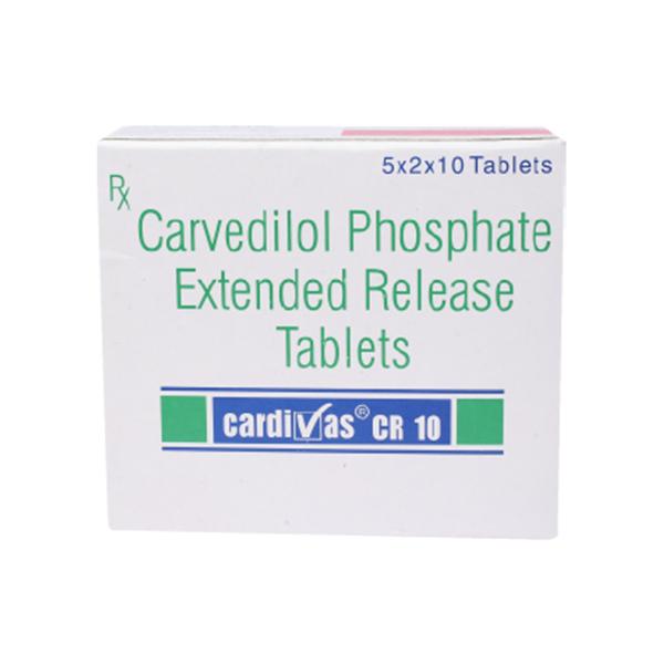 Cardivas CR 10mg Tablet 10'S