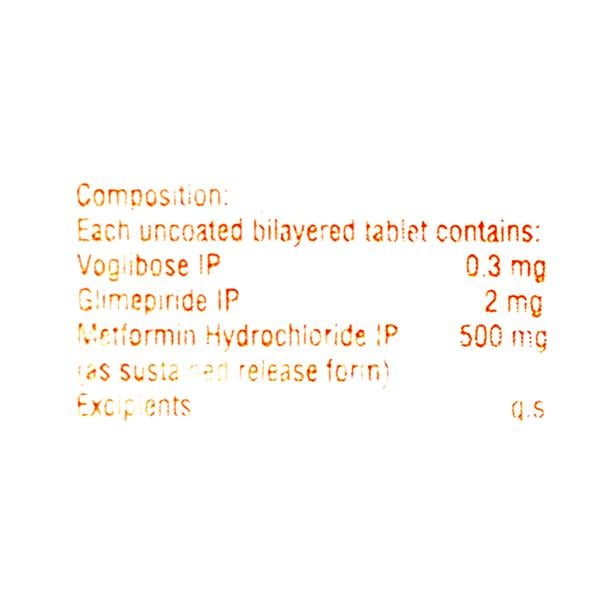Trivoglicad 2mg Tablet 10'S