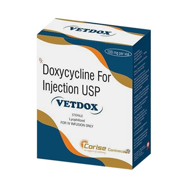 VETDOX (VET) 100mg Injection 1's