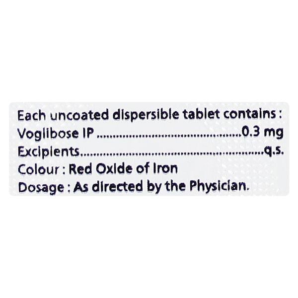 VOGLICON 0.3mg Tablet 10's