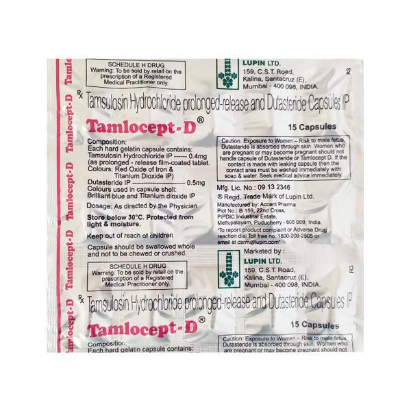 Tamlocept D Capsule 15'S