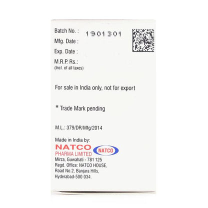 Natdac 60mg Tablet 28'S