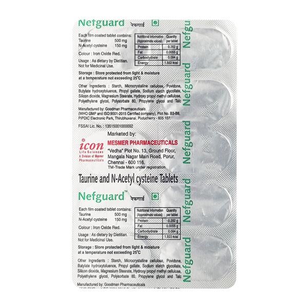 Nefguard Tablet 10'S