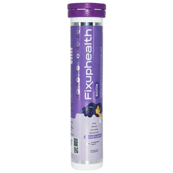 FIXUPHEALTH BIOTIN ORANGE FLAVOUR Effervescent Tablet 20's