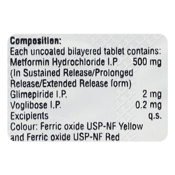 Xmet Trio 2/500/0.2mg Tablet 10'S