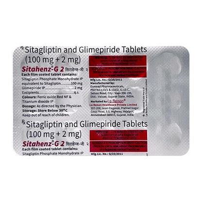 SITAHENZ G 2 Tablet 15's