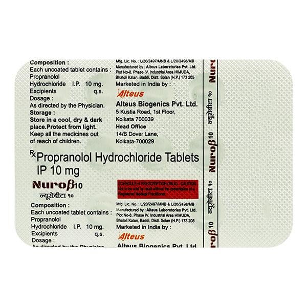 NURO BETA 10 Tablet 15's