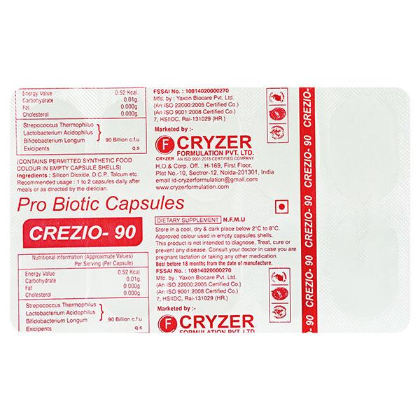 CREZIO 90 Capsule 10's