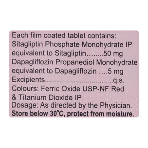 SITAPRIDE D 50/5 Tablet 15's