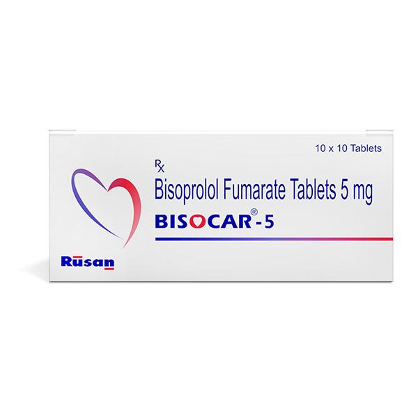 Bisocar 5mg Tablet 10'S