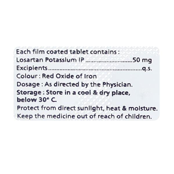 LOSAMAC 50mg Tablet 10's