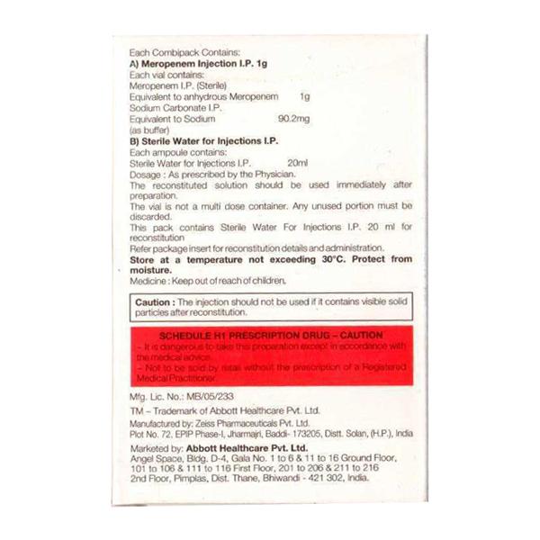 MEROPROTECT Combipack Injection 1's