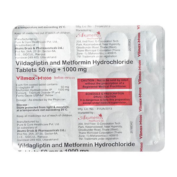 VILMAX M 1000 Tablet 15's
