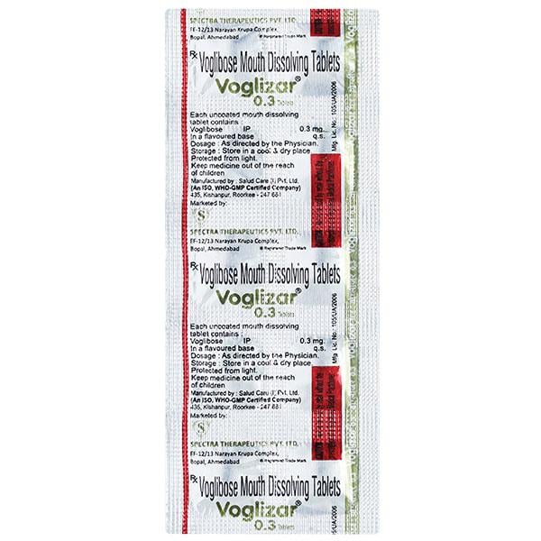 VOGLIZAR 0.3 Tablet 10's