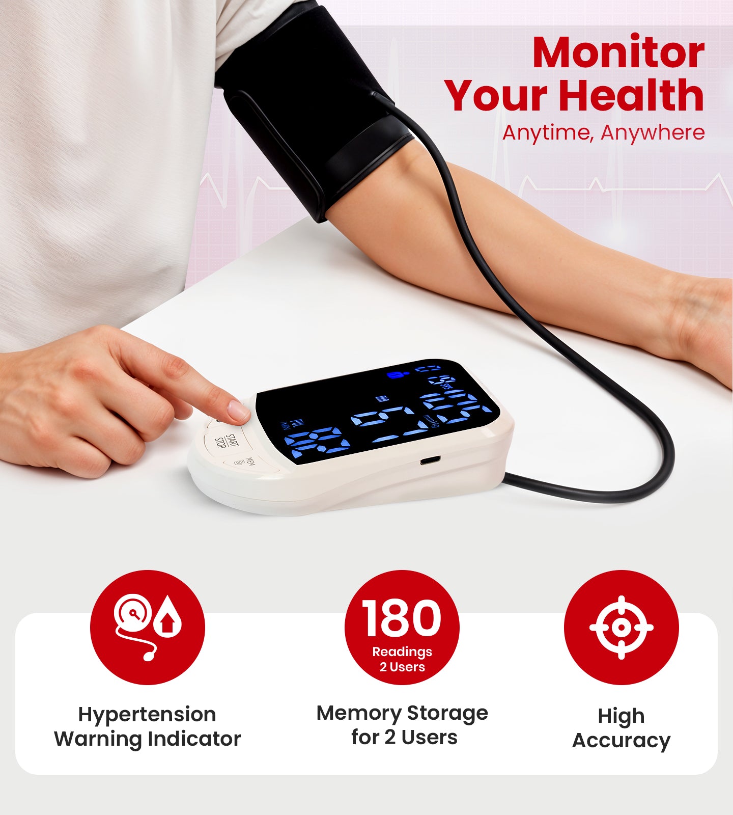 AGEasy Advanced Digital BP Monitor