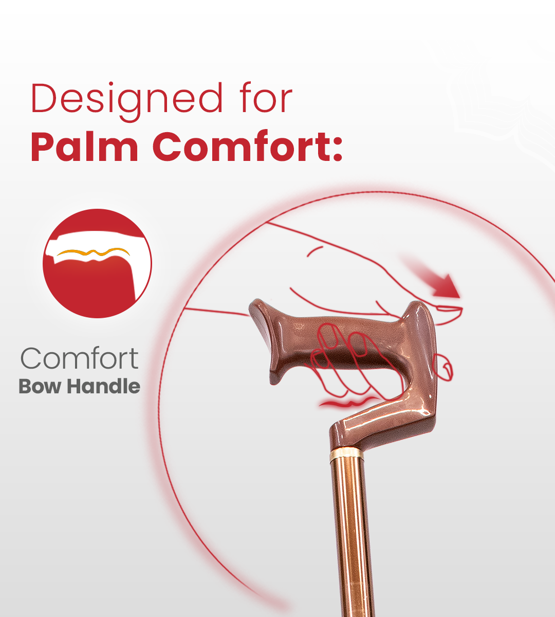 AGEasy Walk and Rest Walking Stick for seniors