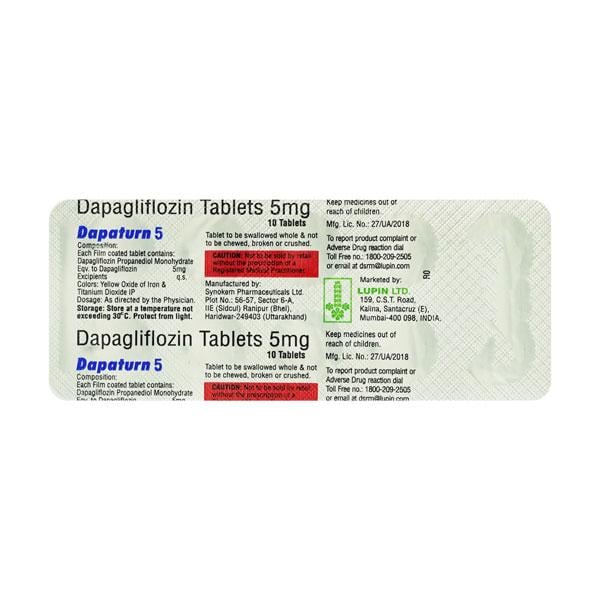 DAPATURN 5 Tablet 10's