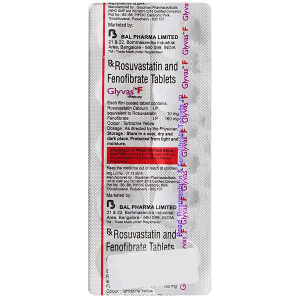 Glyvas F Tablet 10'S