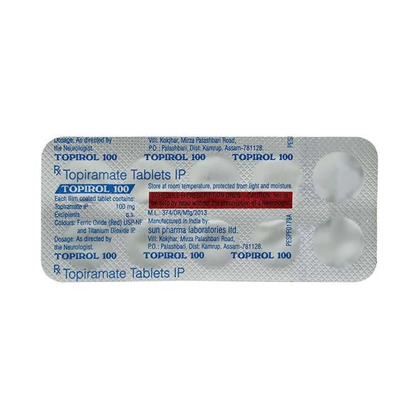 Topirol 100mg Tablet 10'S