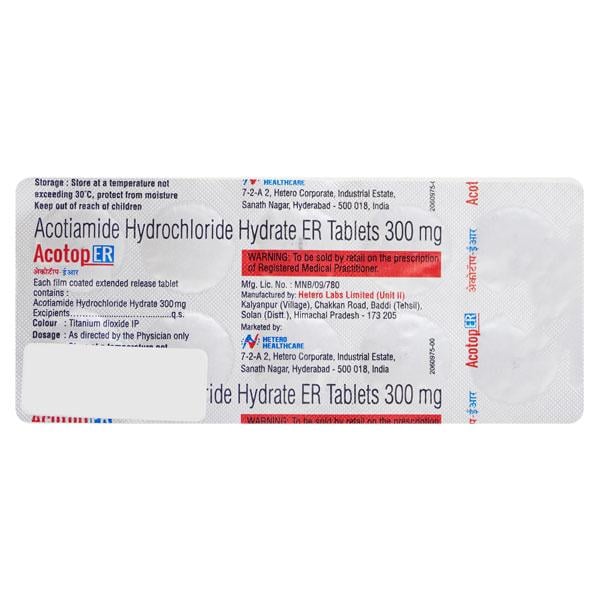 ACOTOP ER 300 Tablet 10's