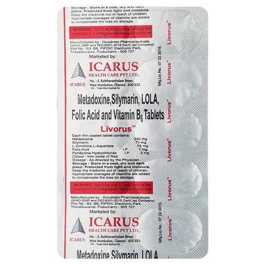 Livorus Tablet 10'S
