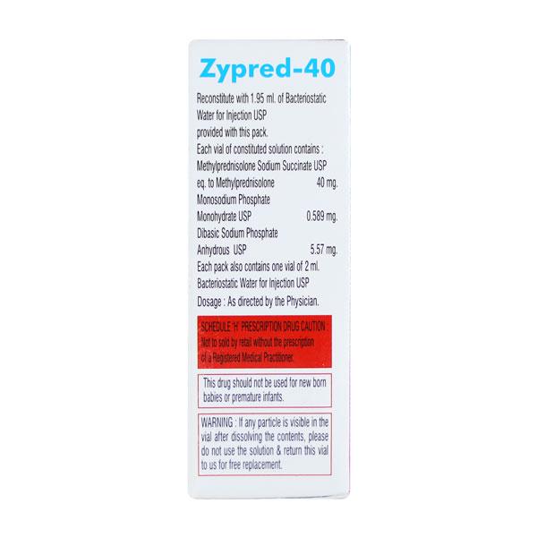 ZYPRED 40 Injection 1's