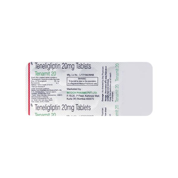 Tenamit 20mg Tablet 10'S